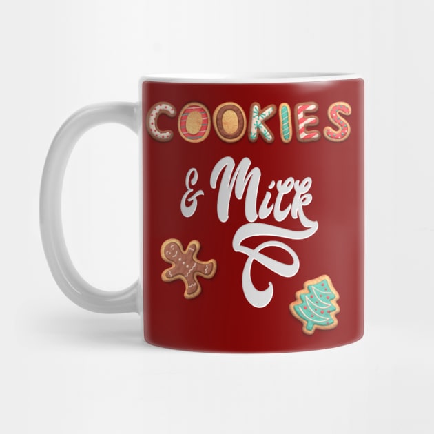 Cookies and Milk Christmas Baking Team by DeesDeesigns